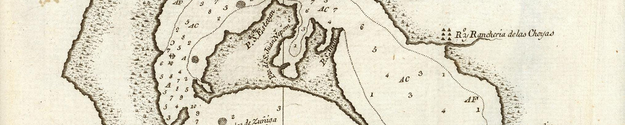 historic map 1802 Plano del Puerto de San Diego